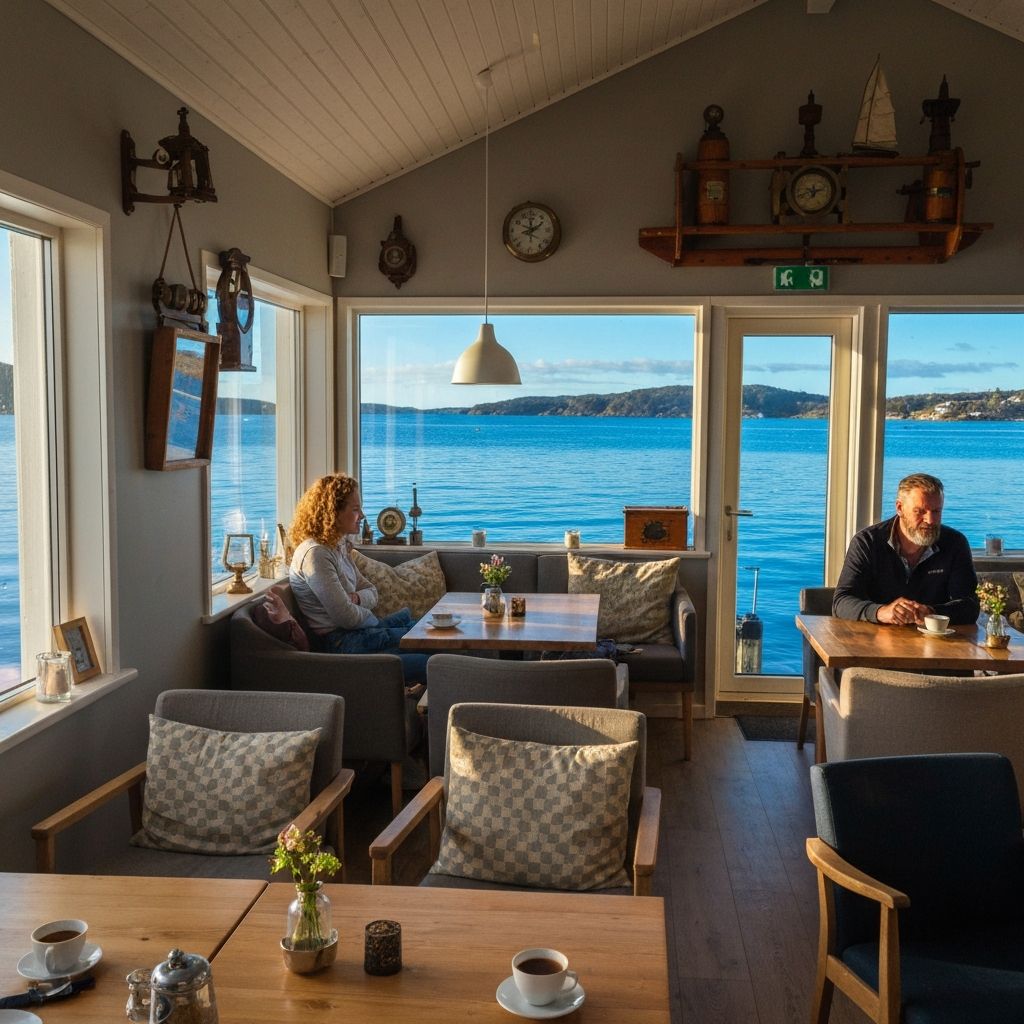 Kaffikroken - sosialt treffpunkt ved marinaen